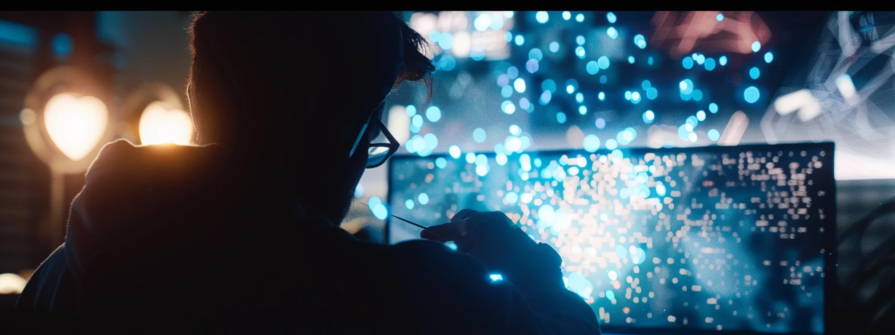 a person analyzing a computer screen displaying various data metrics and graphs, adjusting ad elements to optimize performance. a person analyzing a computer screen displaying various data metrics and graphs, adjusting ad elements to optimize performance.
