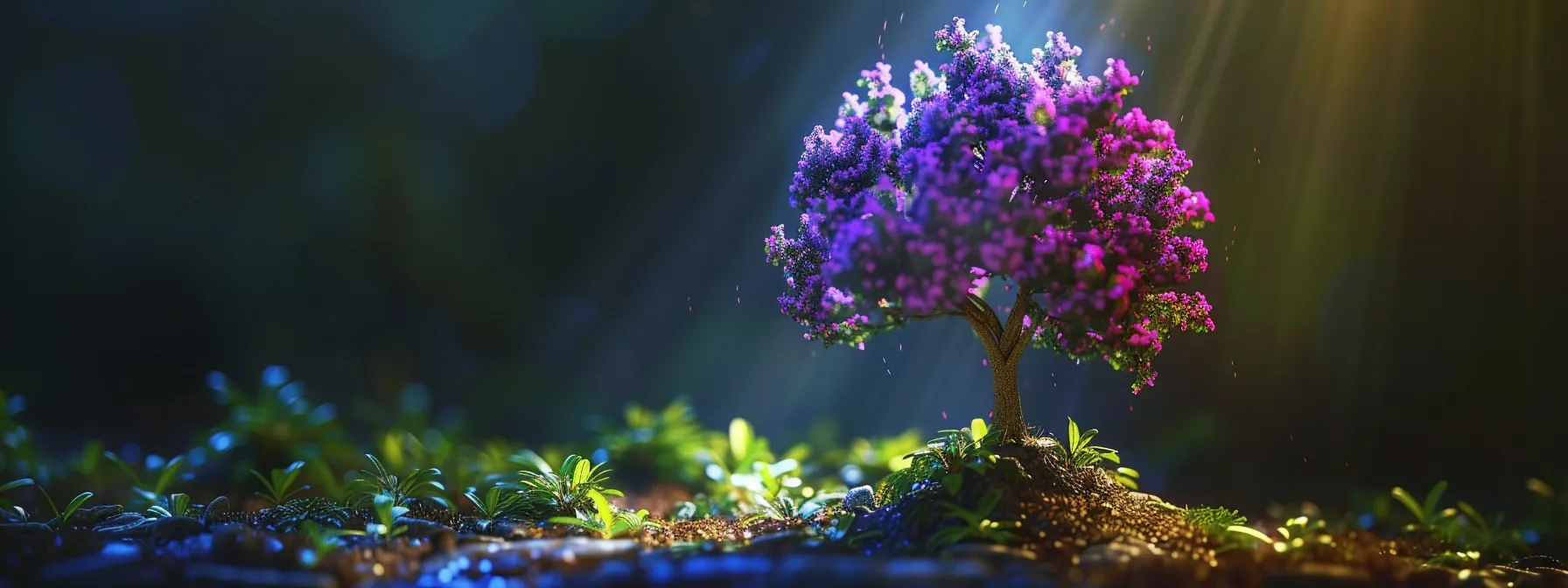 a vibrant, flourishing tree with a tagline reading a vibrant, flourishing tree with a tagline reading